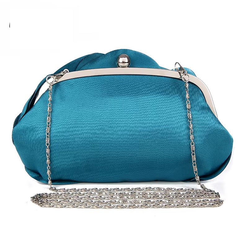 Rose Flower Wedding Evening Clutch Bag