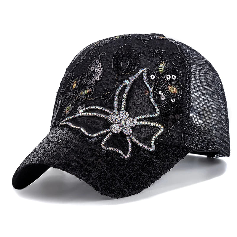 Chic Streetwear Fashion Butterfly Cap