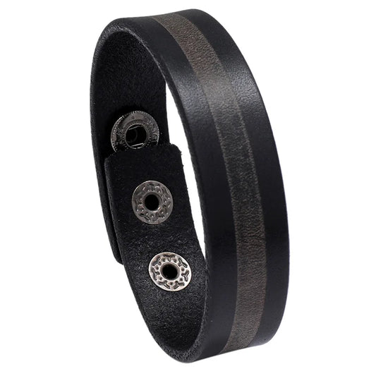 Fashion Leather Wristband Bracelet