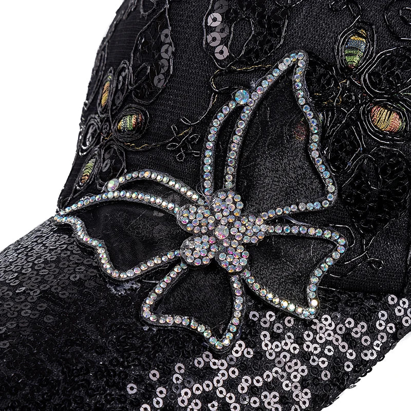 Chic Streetwear Fashion Butterfly Cap
