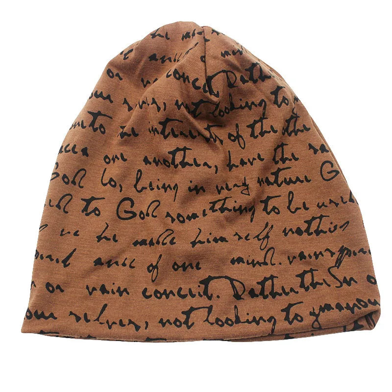 Cursive Script Beanie Hat