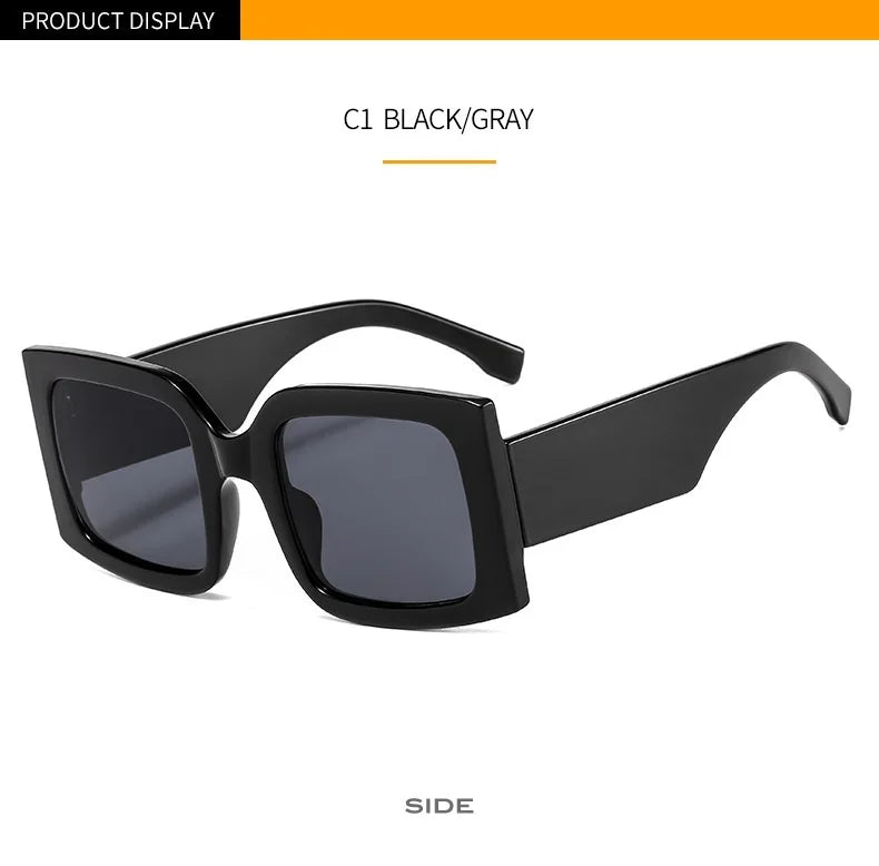 Fashion Vintage Oversized Square Sunglasses