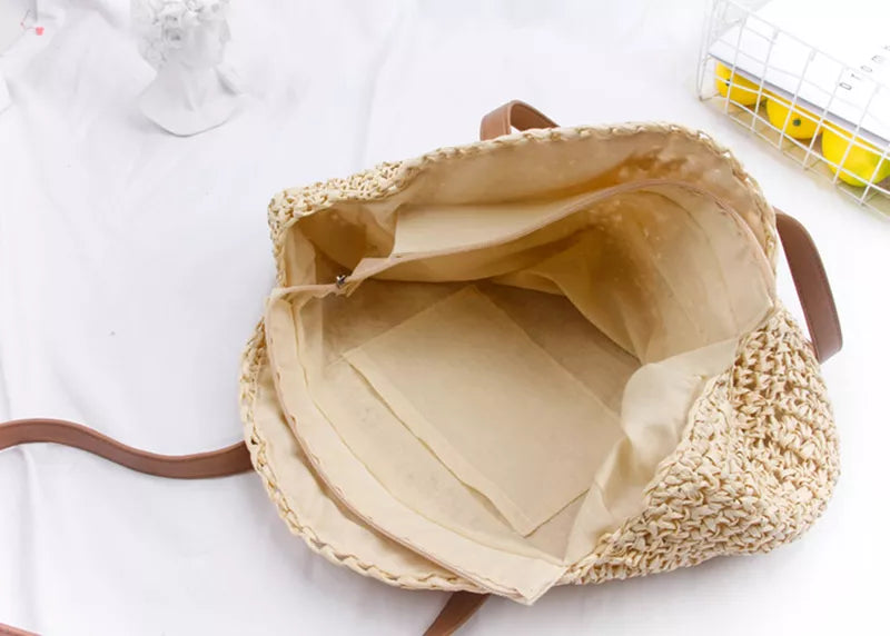 Bohemian Stylish Straw Beach Shoulder Bag