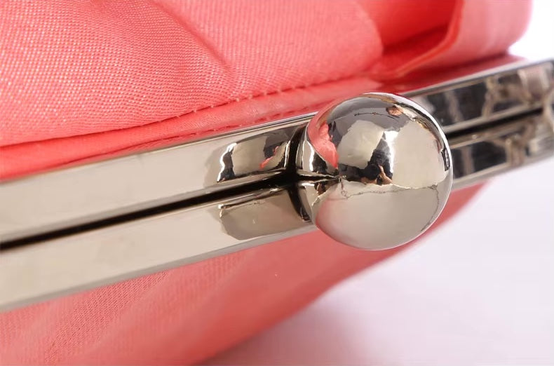 Rose Flower Wedding Evening Clutch Bag