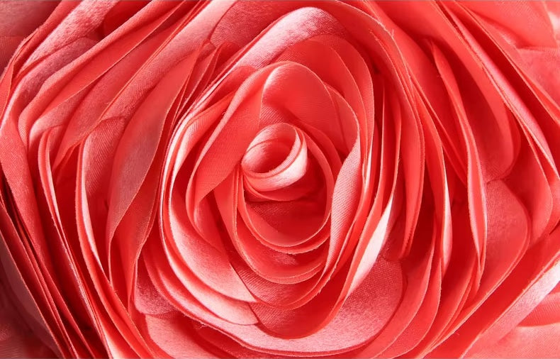 Rose Flower Wedding Evening Clutch Bag