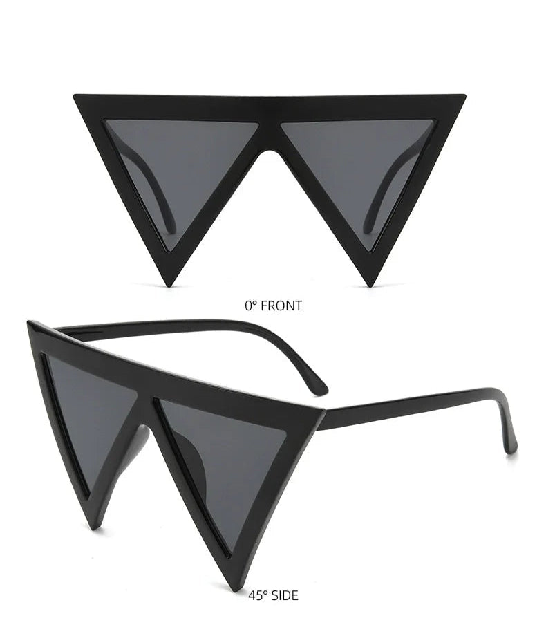 Oversized Triangle Punk Sunglasses