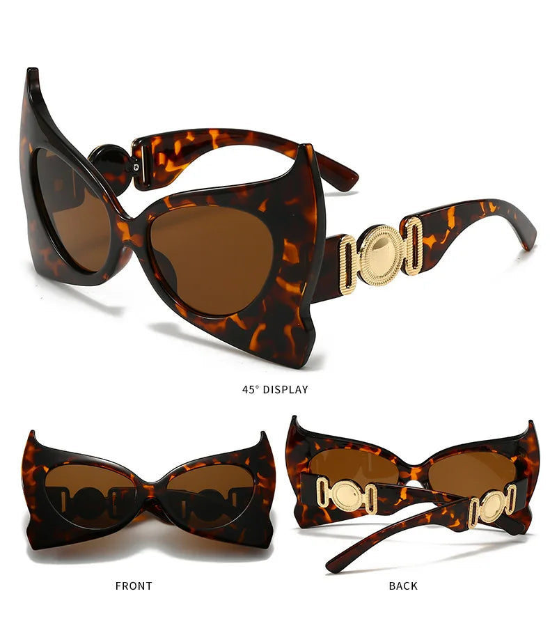 Oversized Cat Eye Vintage Sunglasses