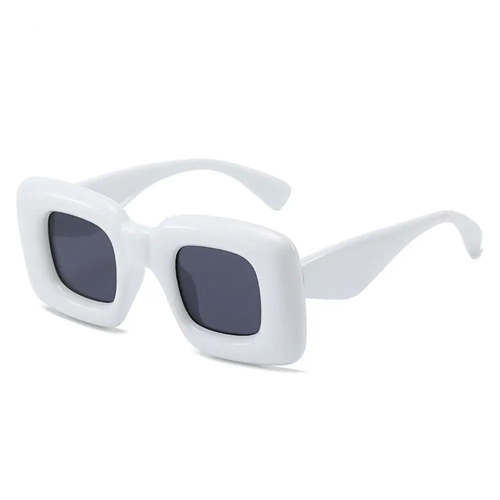 Quirky Oversized Square Thick Frame Sunglasses