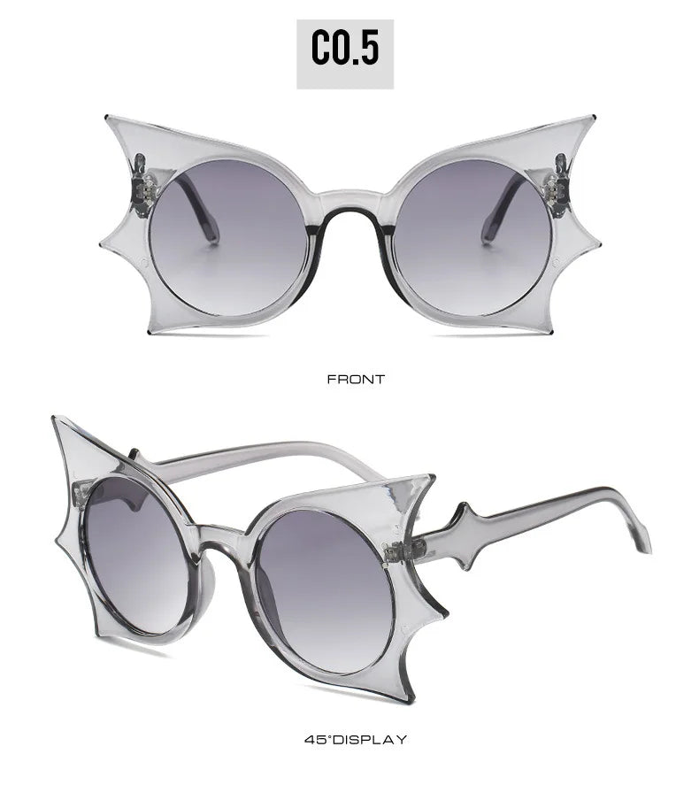 Spooky Fashion Bat Wings Sunglasses