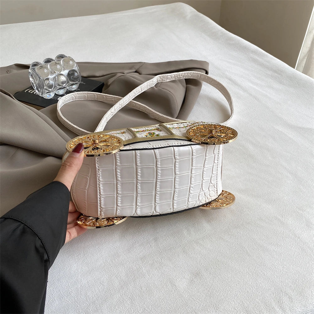 Royal Carriage Evening Clutch Bag