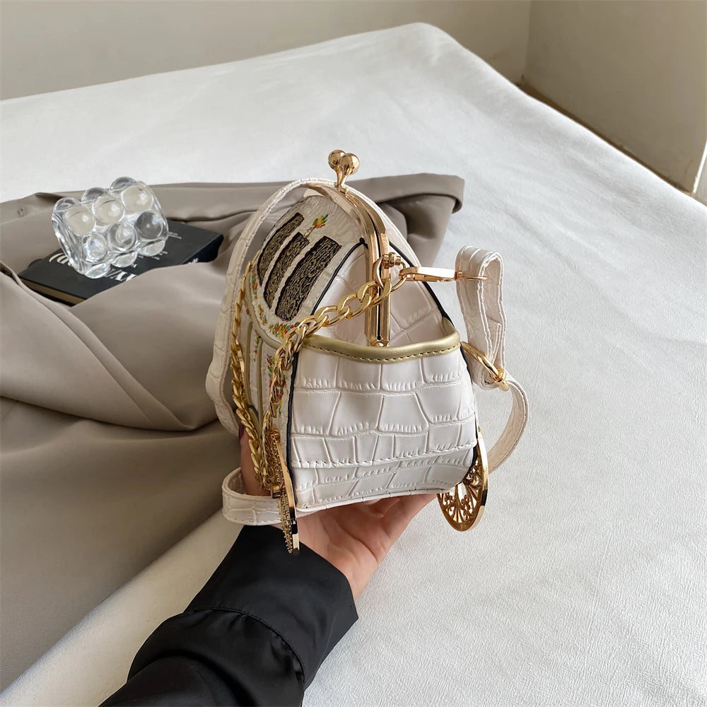 Royal Carriage Evening Clutch Bag