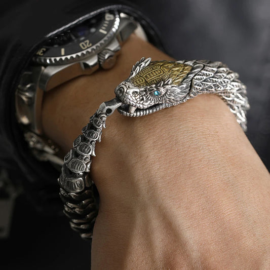 3D Medusa Rattlesnake Bracelet