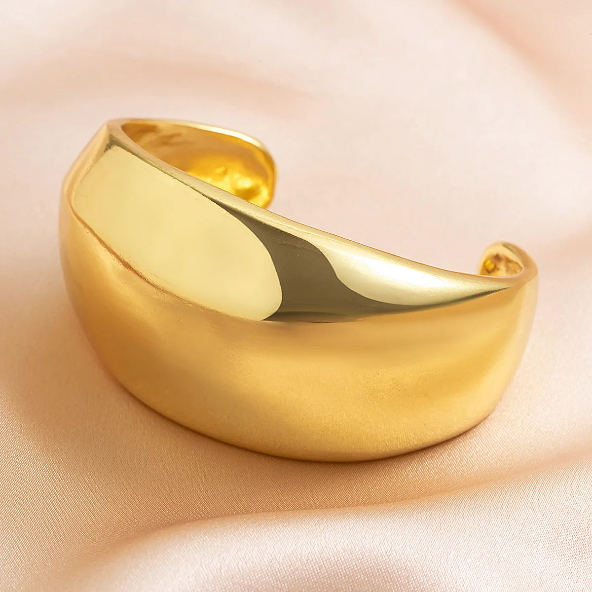 Crescent Bangle Cuff Bracelet