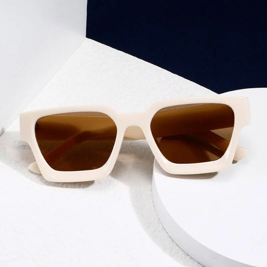 Retro Thick Frame Square Sunglasses