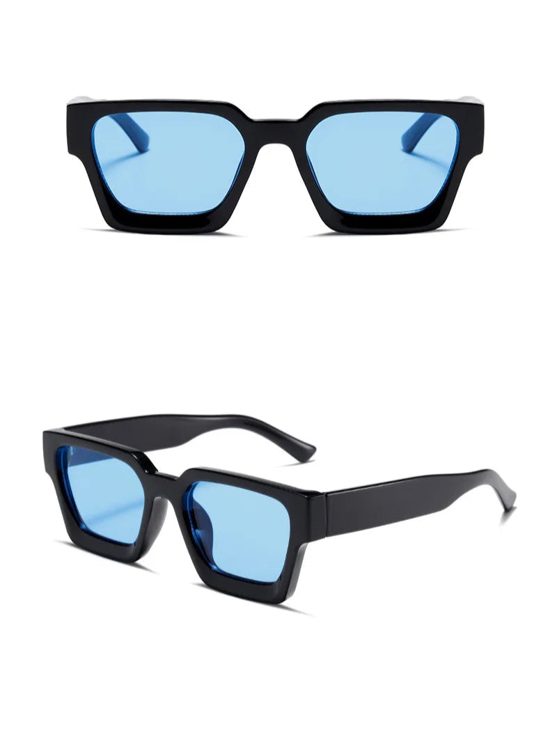 Retro Thick Frame Square Sunglasses
