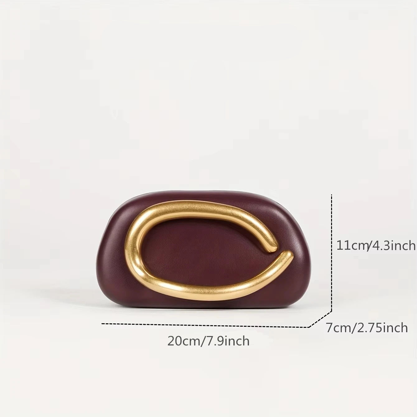 Stylish Evening Box Clutch Bag