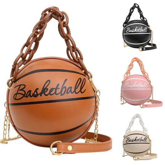 Novelty Basketball Design Shoulder Bag