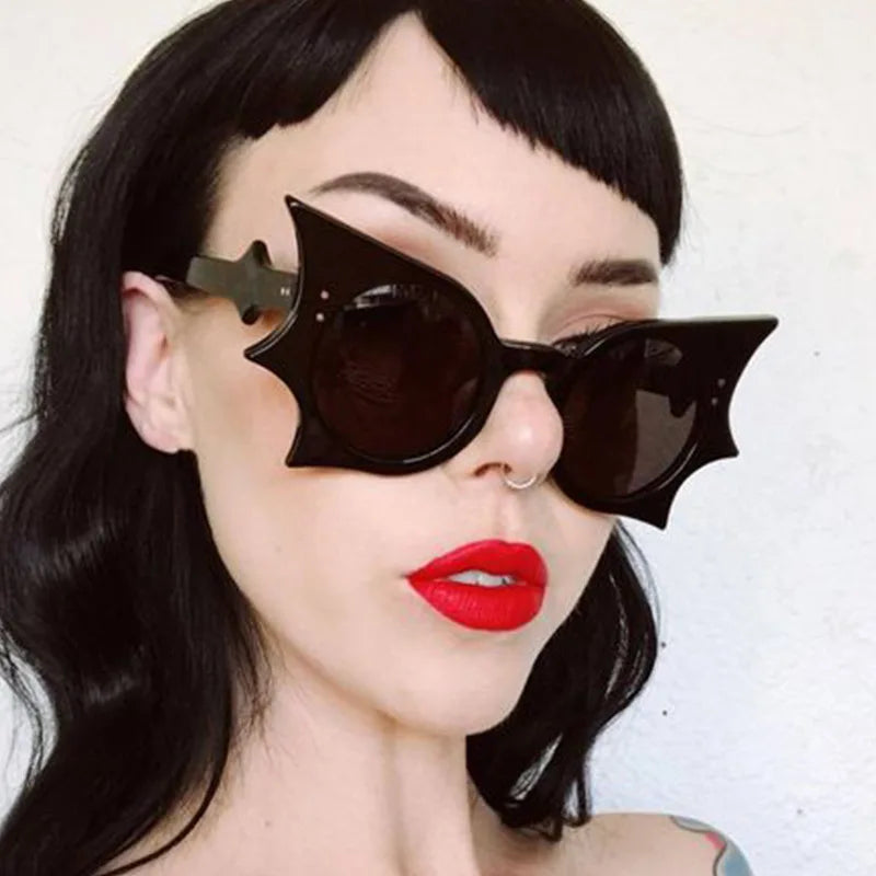 Spooky Fashion Bat Wings Sunglasses