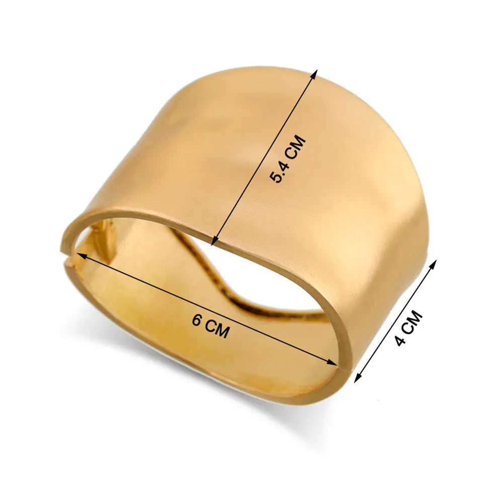 Roman Wide Cuff Bangle