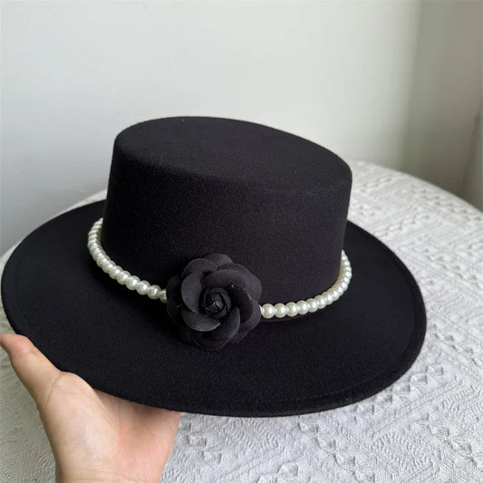 Flat Top French Fedora Hat