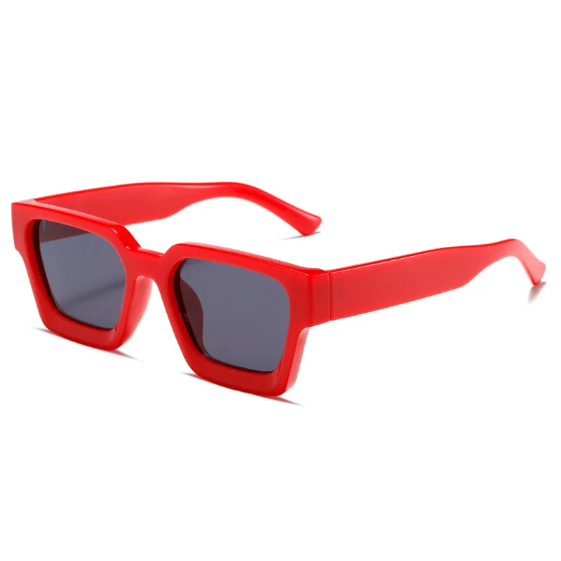 Retro Thick Frame Square Sunglasses