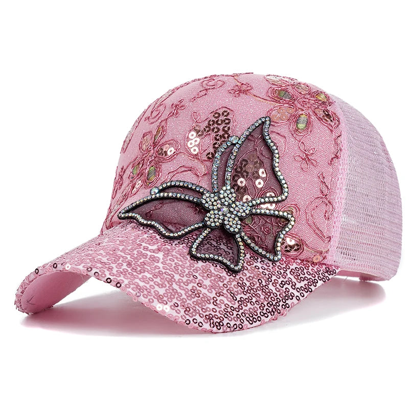 Chic Streetwear Fashion Butterfly Cap