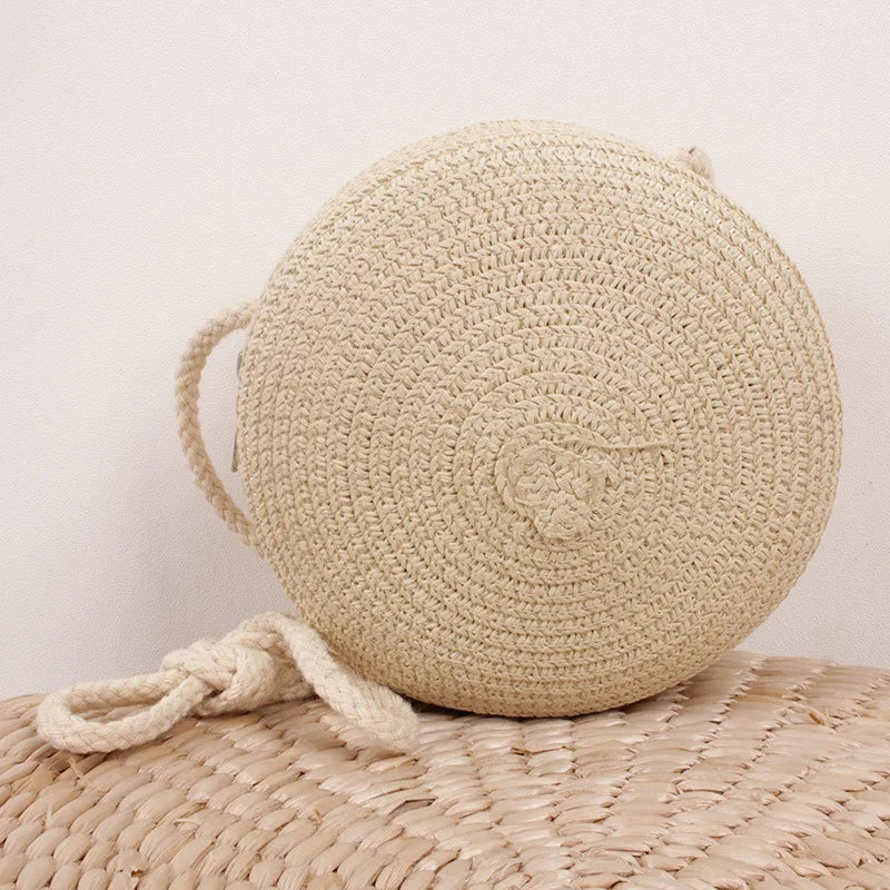 Handmade Fashion Crossbody Straw Bag