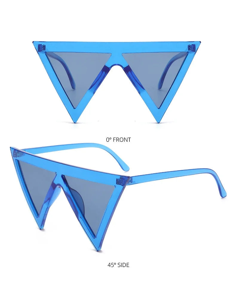 Oversized Triangle Punk Sunglasses