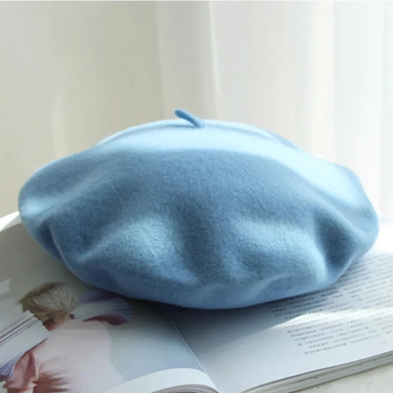 Classic Wool French Beret Hat