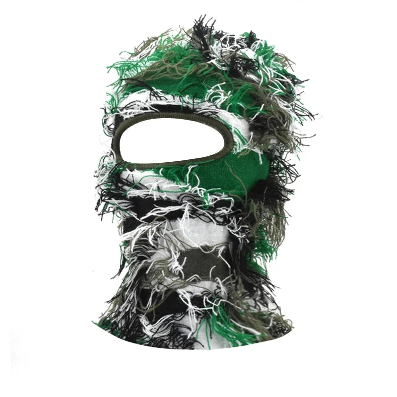 Distressed Balaclava Full Face Ski Mask