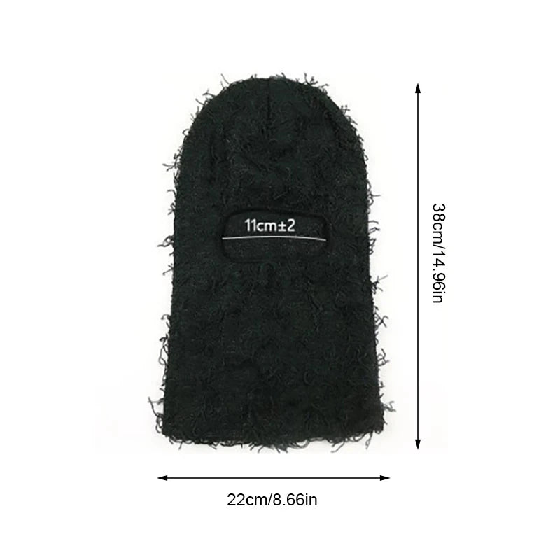 Distressed Balaclava Full Face Ski Mask