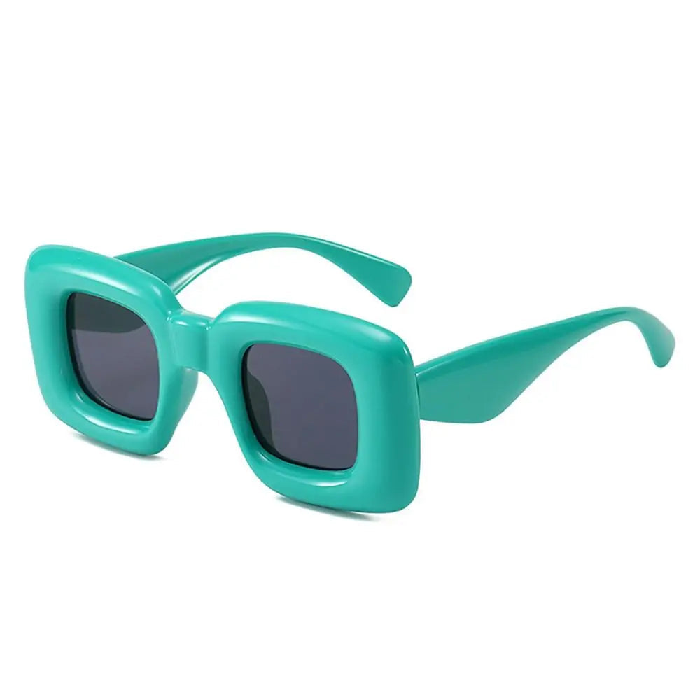 Quirky Oversized Square Thick Frame Sunglasses
