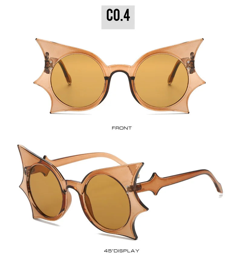 Spooky Fashion Bat Wings Sunglasses