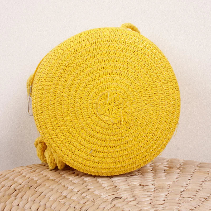 Handmade Fashion Crossbody Straw Bag