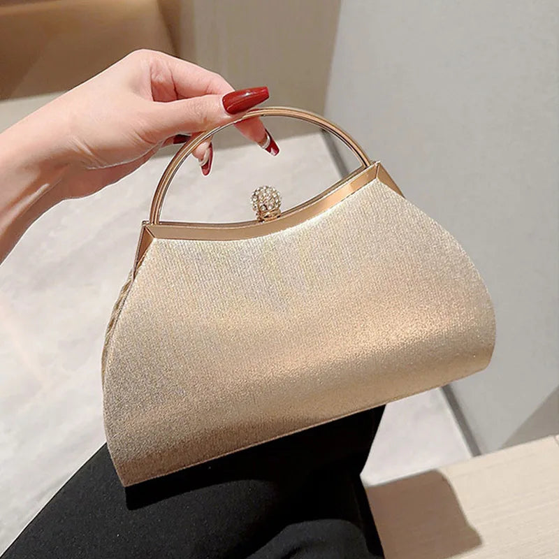 Pleated Evening Clutch Bag