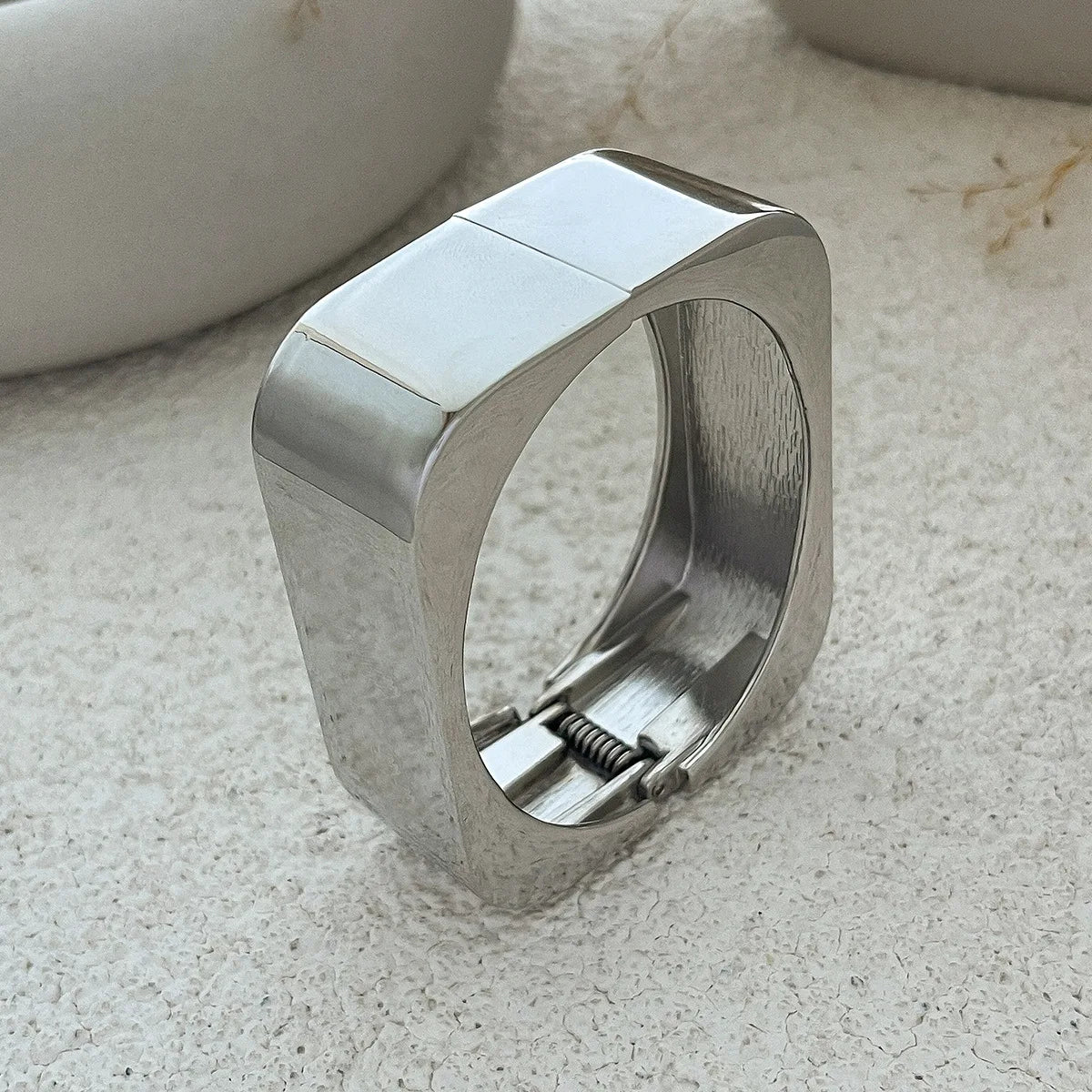 Square Cuff Bangle Bracelet