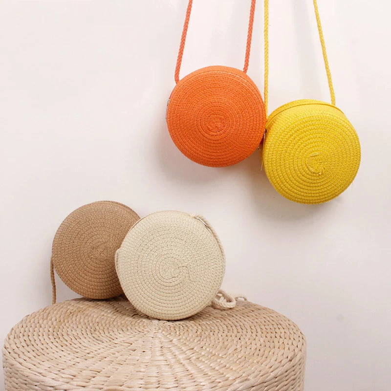 Handmade Fashion Crossbody Straw Bag