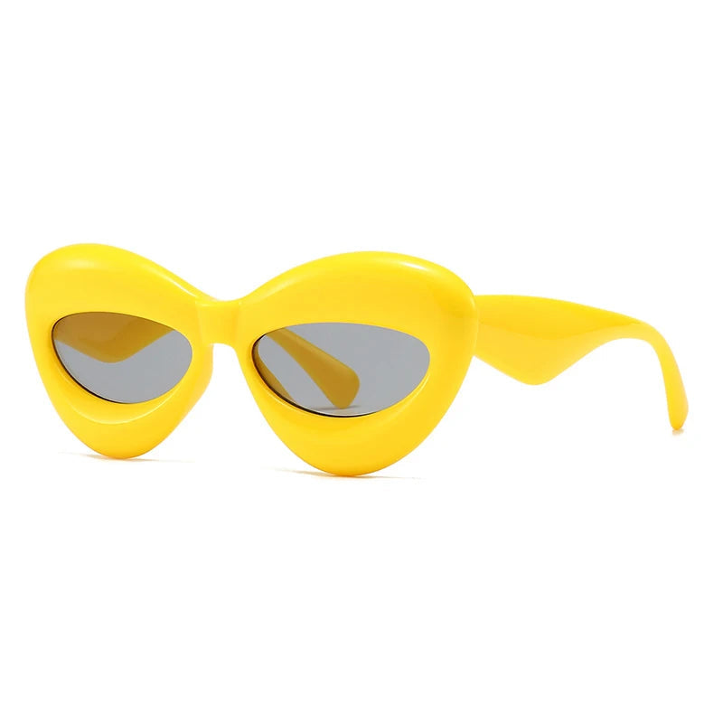 Oversized Lip-Shaped Sunglasses