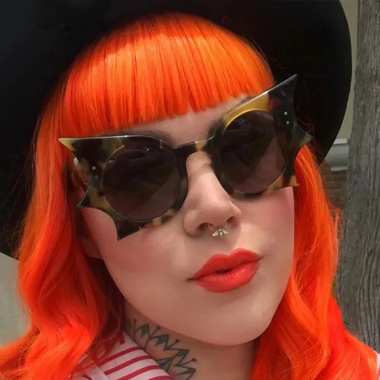 Spooky Fashion Bat Wings Sunglasses