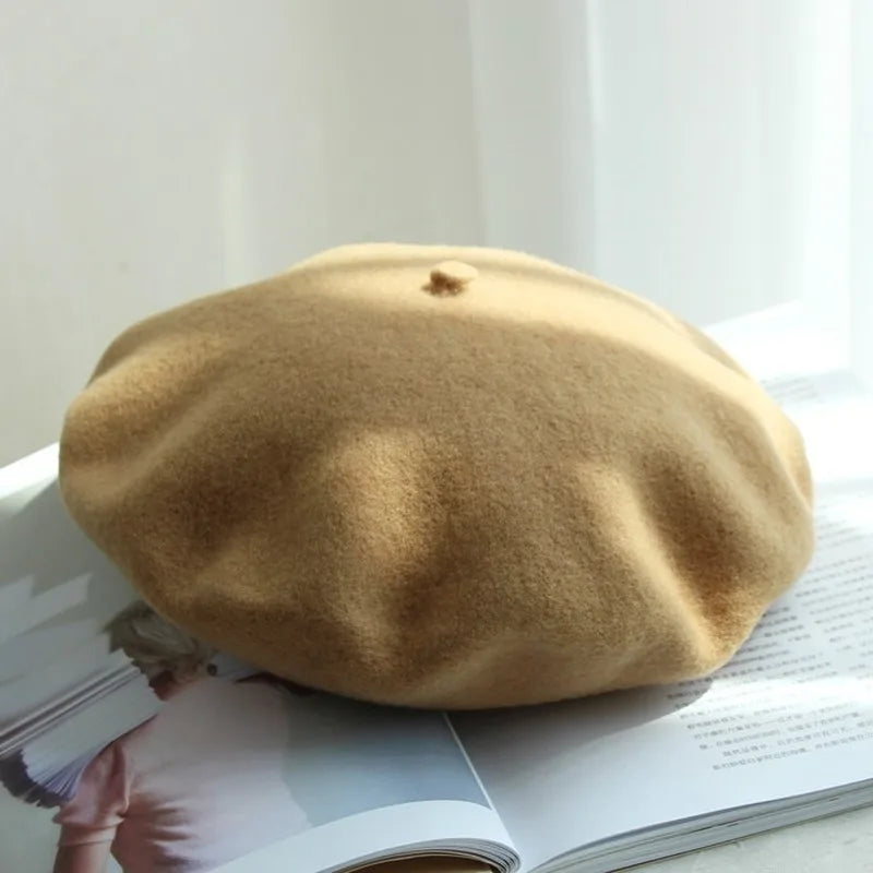 Classic Wool French Beret Hat