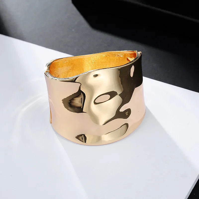 Roman Wide Cuff Bangle