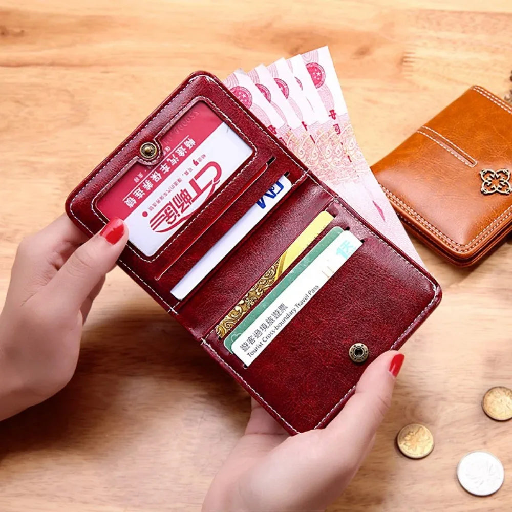 Vintage Mini Leather Wallet