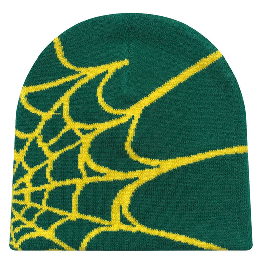 Spider Web Knitted Beanie