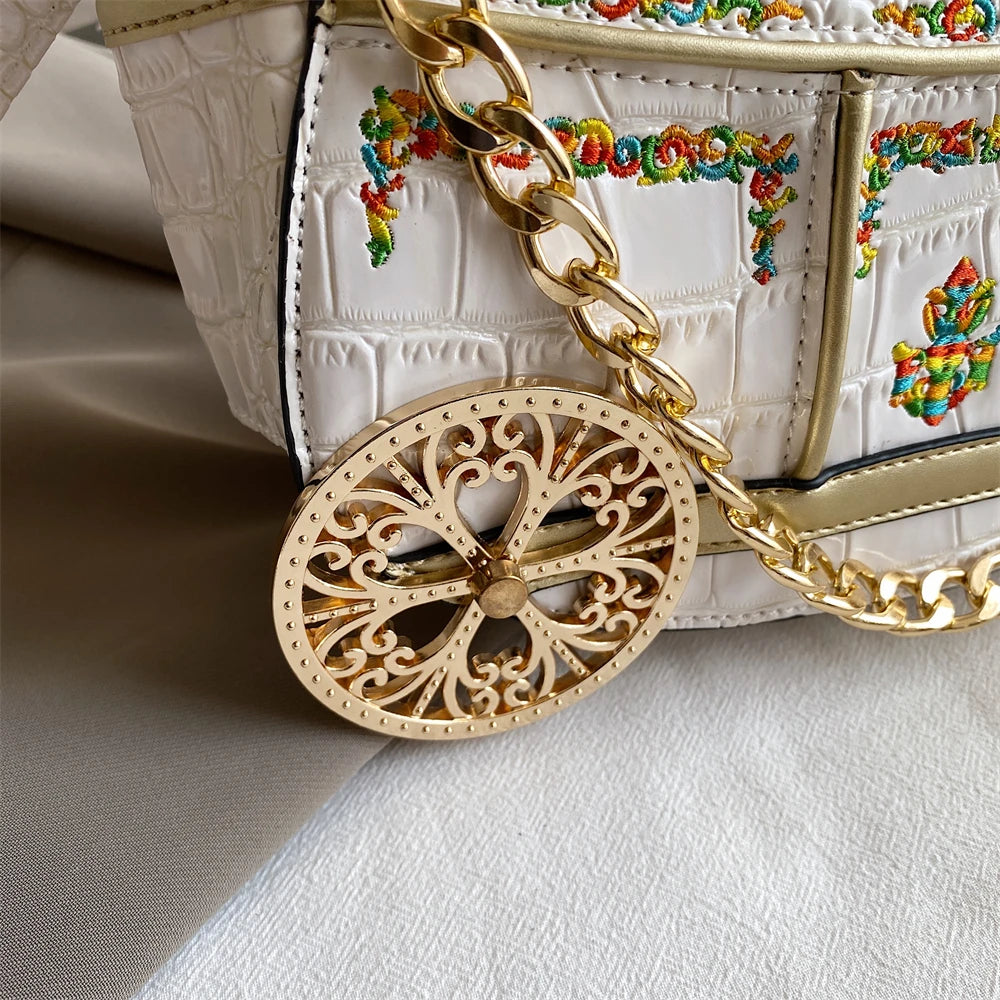 Royal Carriage Evening Clutch Bag