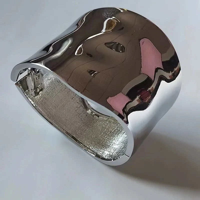 Roman Wide Cuff Bangle