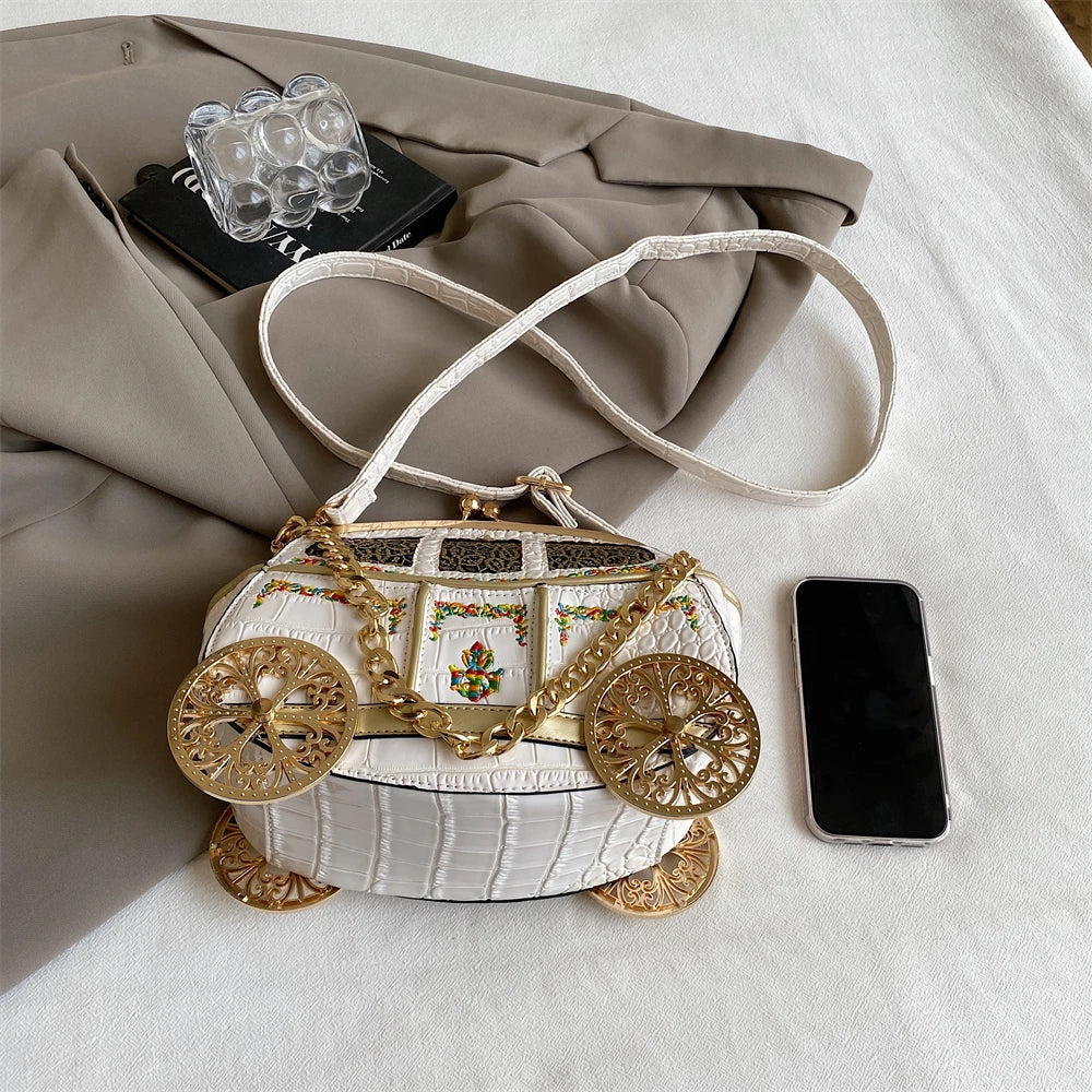 Royal Carriage Evening Clutch Bag