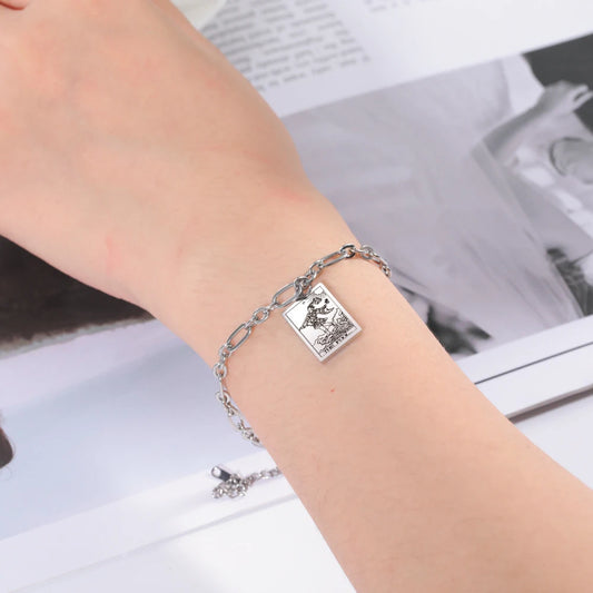 Tarot Card Charm Bracelet