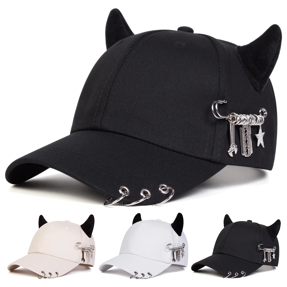 Devil Horns Baseball Cap