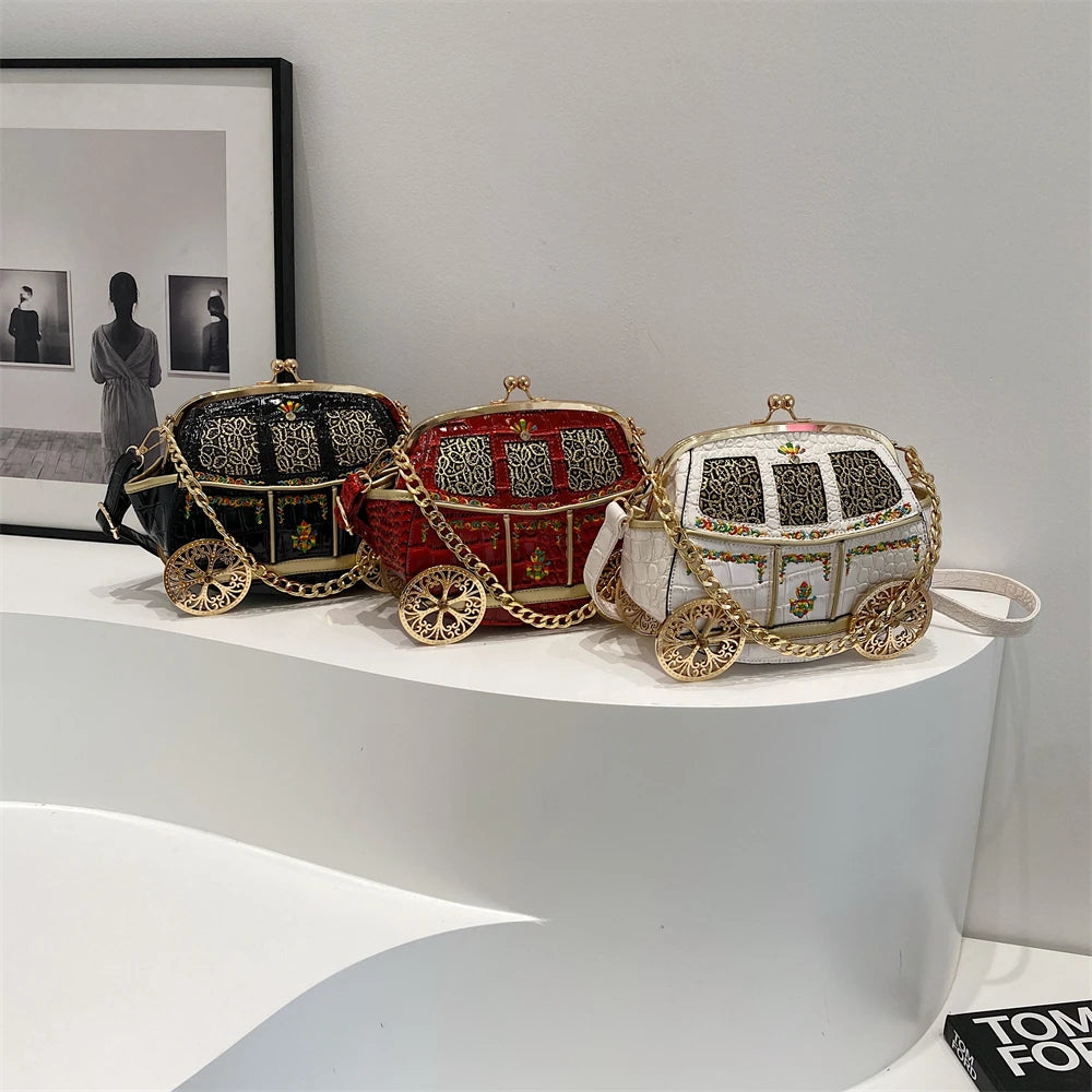 Royal Carriage Evening Clutch Bag