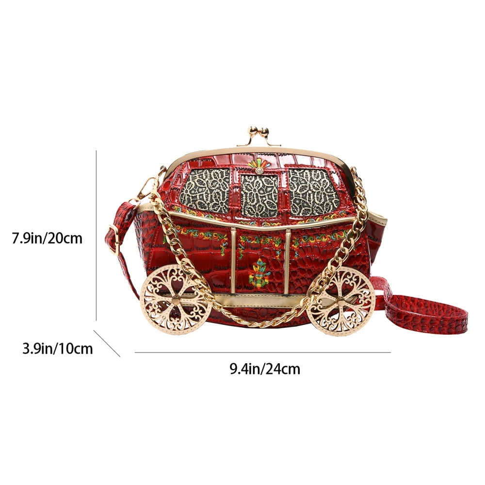 Royal Carriage Evening Clutch Bag